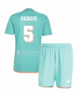 Inter Miami Sergio Busquets #5 Tredjedraktsett Barn 2024-25 Korte ermer (+ bukser)